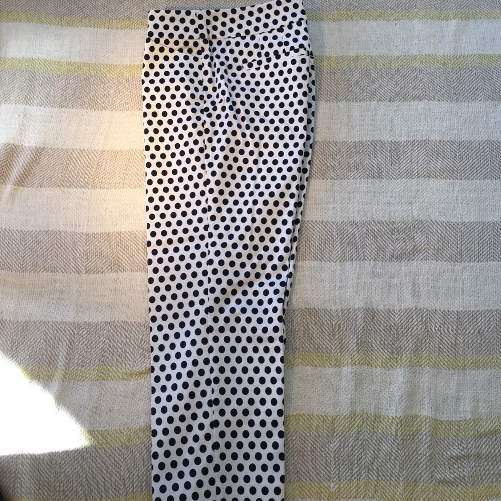 Ann Taylor polka dot capris